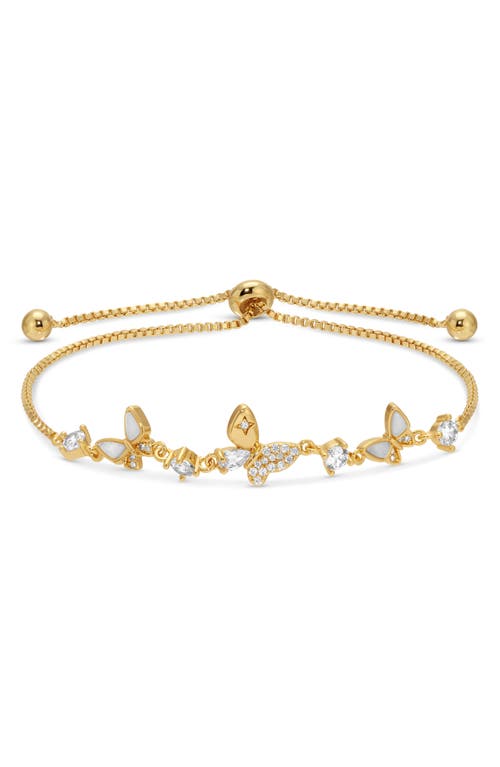 Eye Candy Los Angeles Fiorella Set Of 2 Bolo Bracelets In Gold