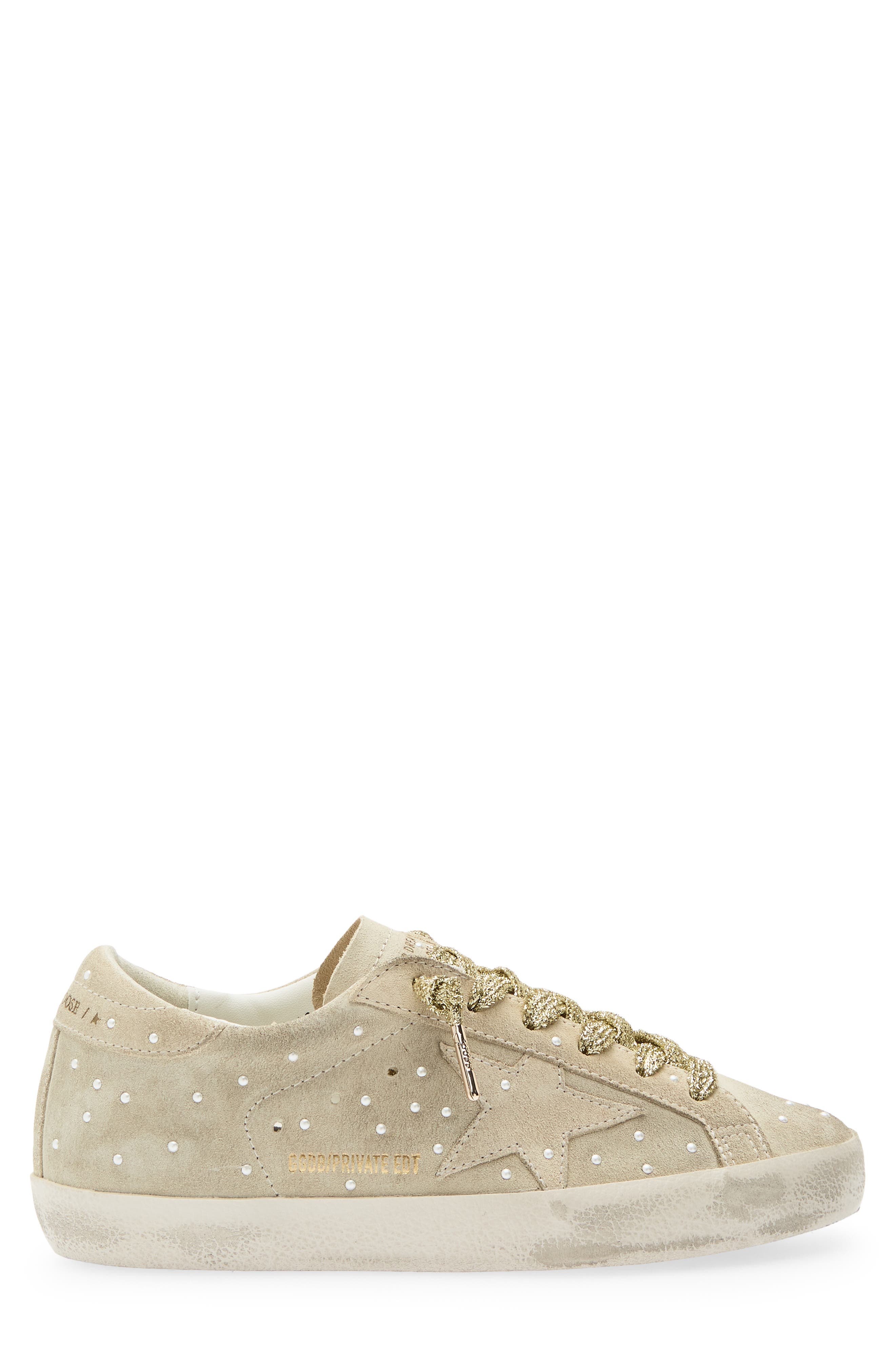 Golden Goose Super-Star Low Top Sneaker, Alternate, color, Light Beige
