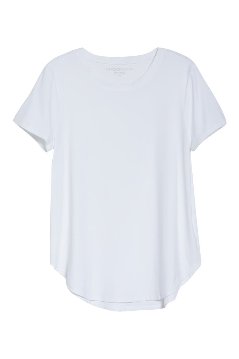 On the Down Low T-Shirt, Alternate, color, CLOUD WHITE
