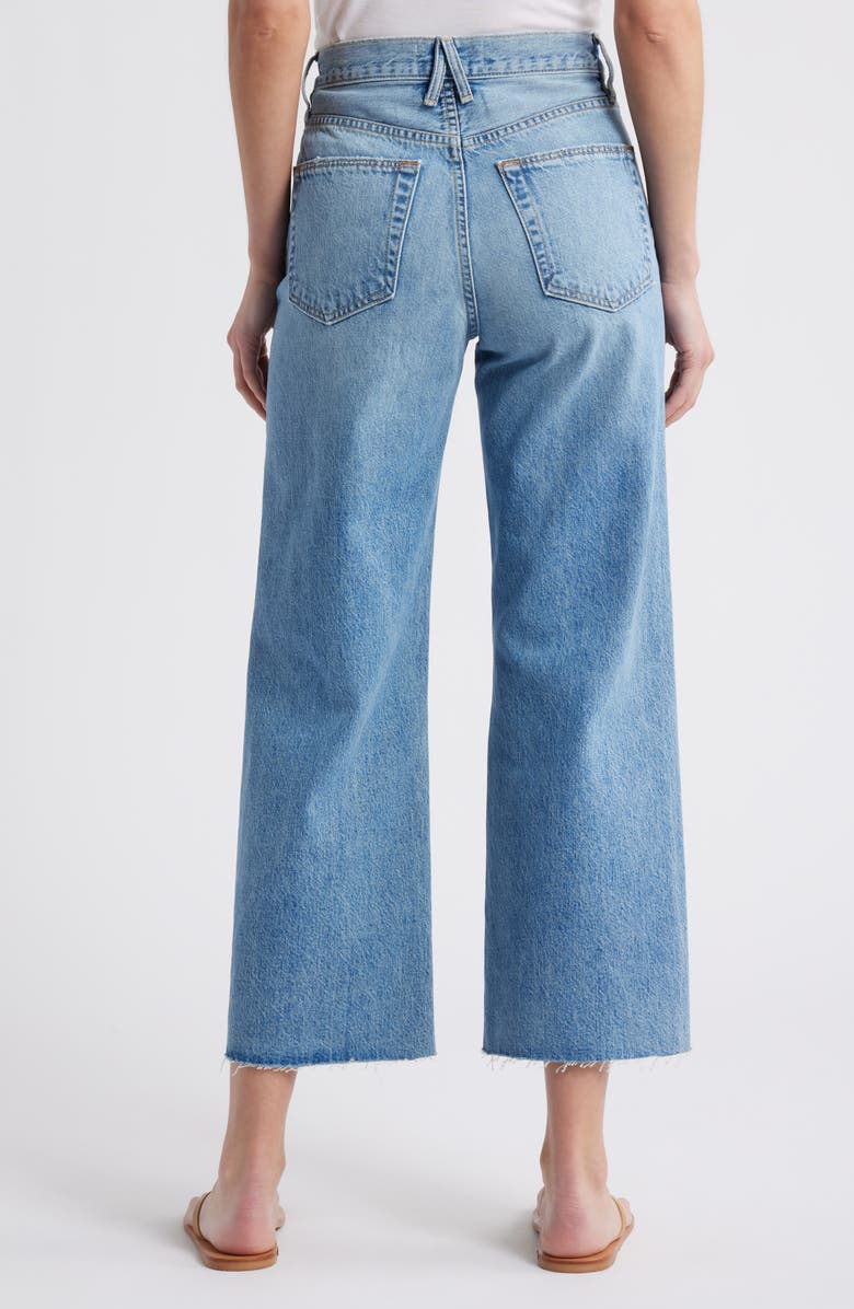 SLVRLAKE Grace High Waist Wide Leg Nonstretch Jeans, Alternate, color, Hit The Road