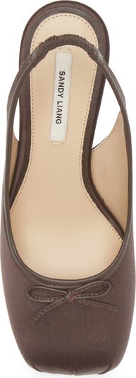 Square Toe Slingback Ballet Pump