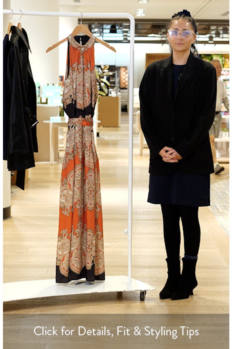 Paisley Sleeveless Tiered Dress video