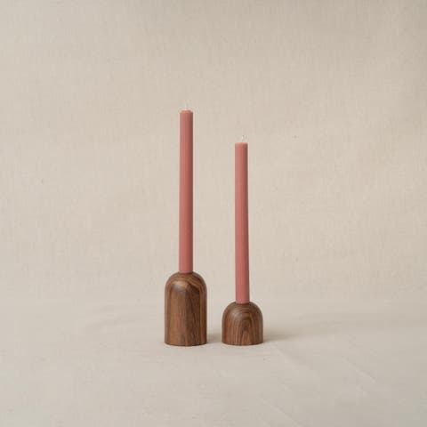 Clod Candlestick Holder Pair