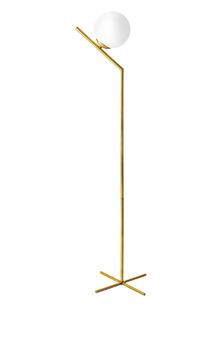 NULOOM Gold Crete 56" Iron Floor Lamp, Alternate, color, 