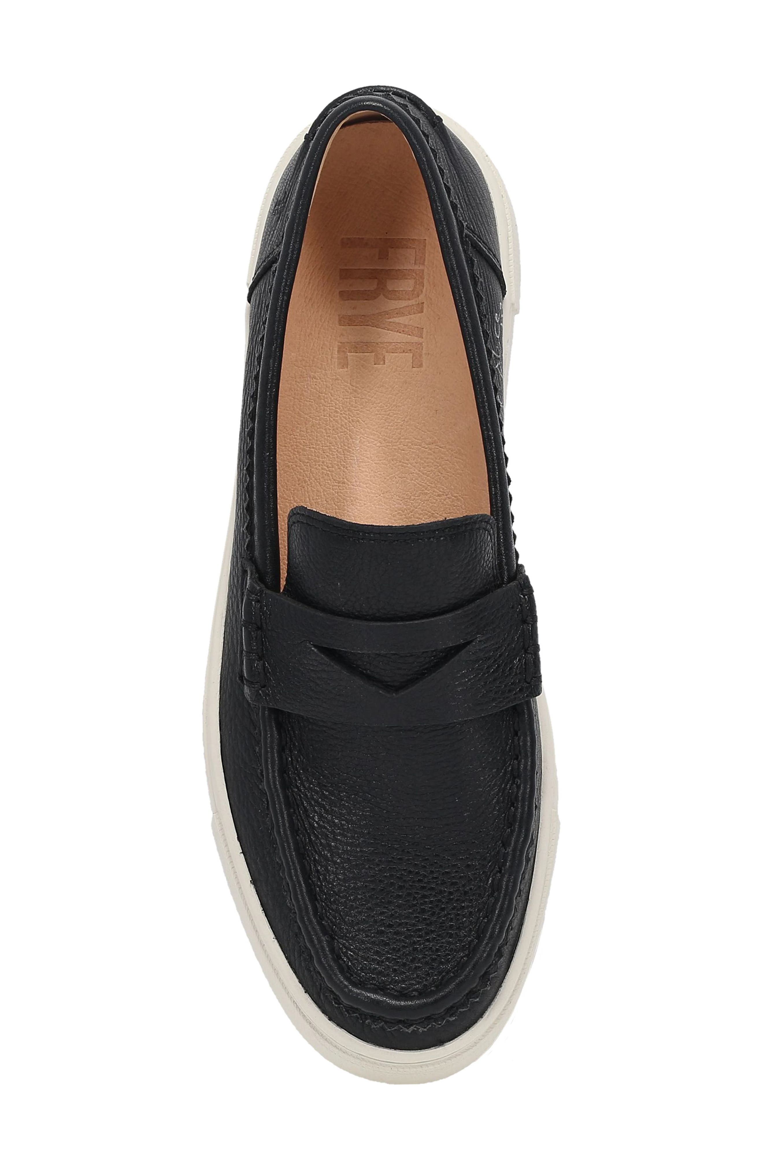 Frye Ivy Sneaker Loafer, Alternate, color, Black