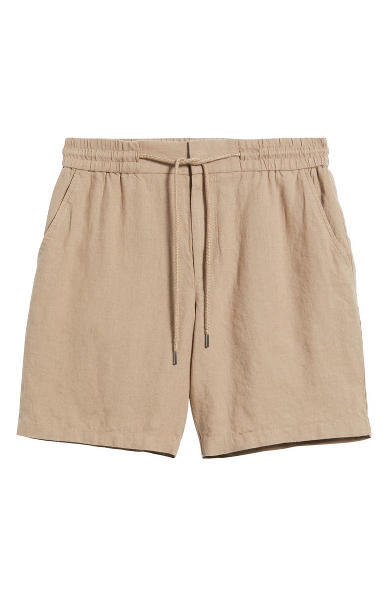 Nordstrom Hybrid City Flat Front Linen Shorts, Alternate, color, 