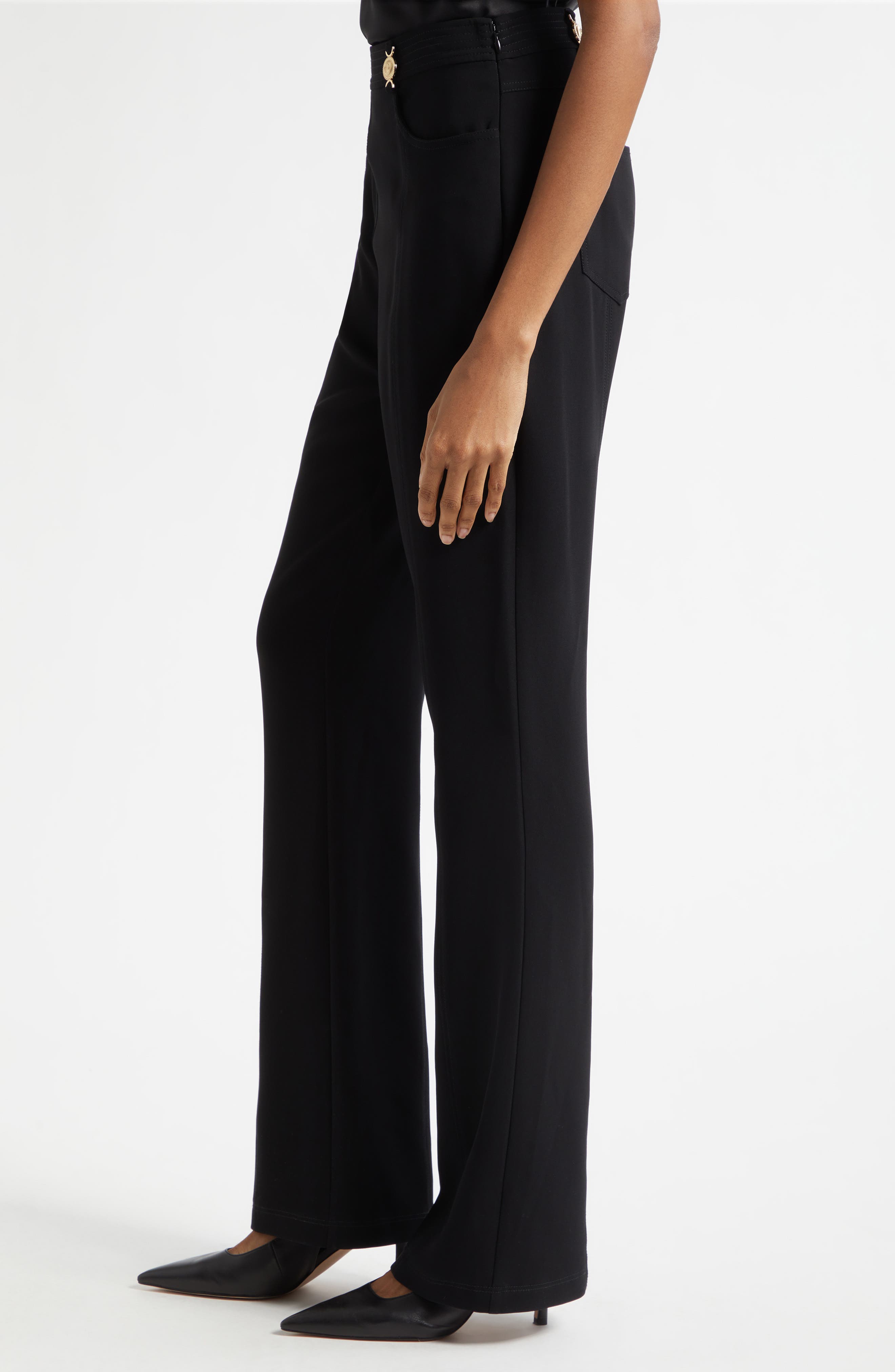 Cinq à Sept Mallie High Waist Bootcut Pants (Women) | Nordstrom