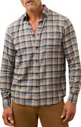 Faherty Movement Brushed Button-Up Shirt