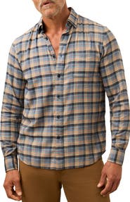 Faherty Movement Brushed Button-Up Shirt