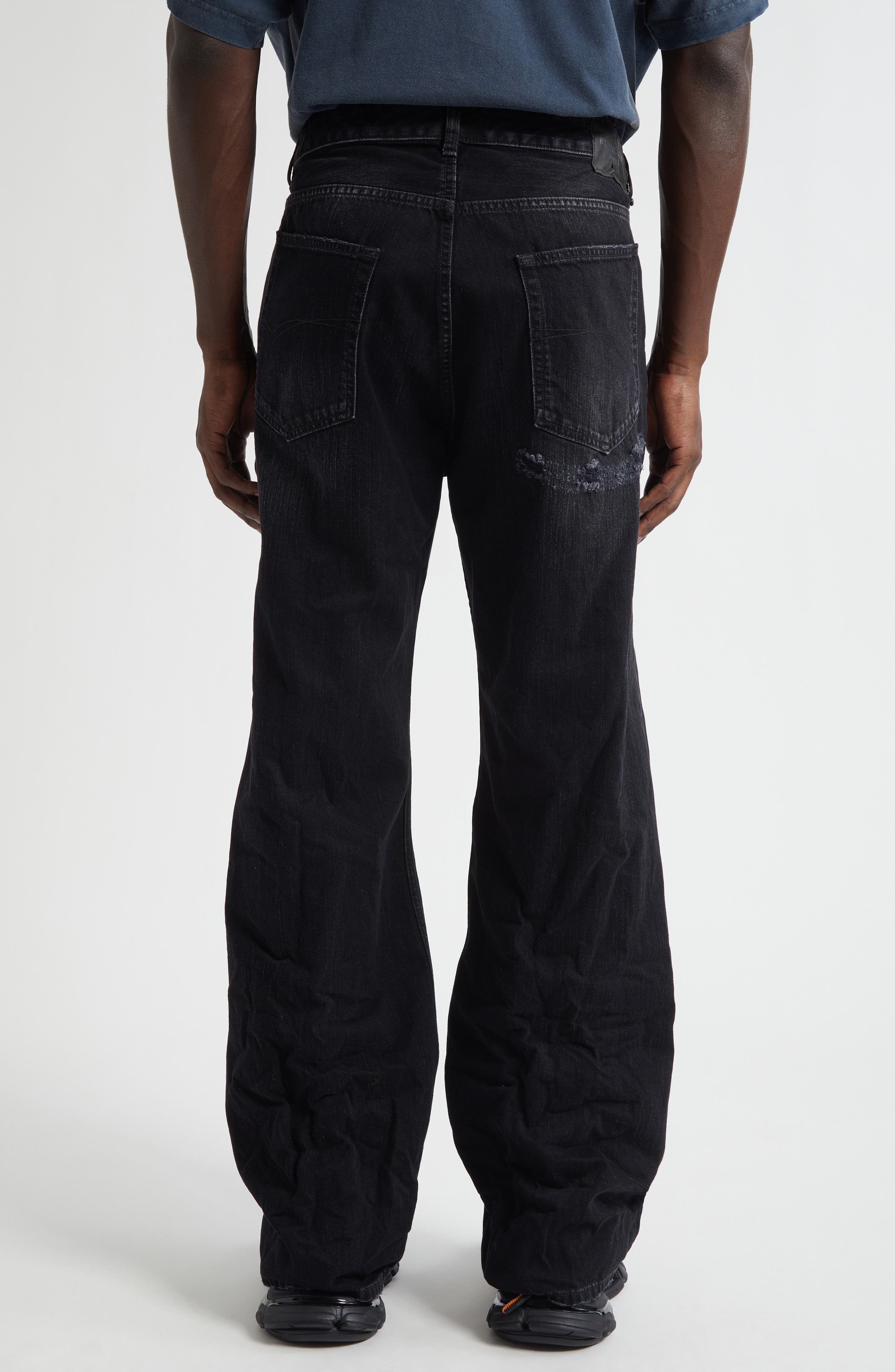 Distressed Relaxed Fit Jeans (Men) | Nordstrom