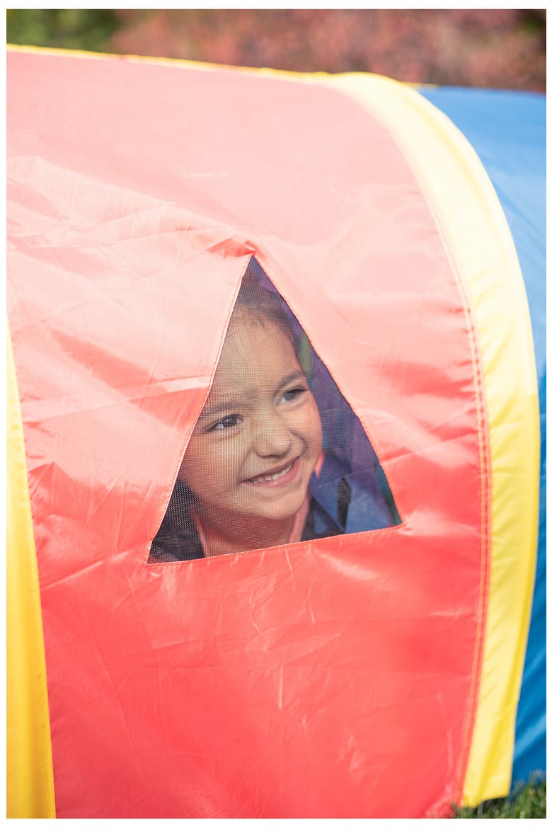 Super Sensory 9-Foot Walk-Through Tunnel, Alternate, color, RED BLUE YELLOW GREEN