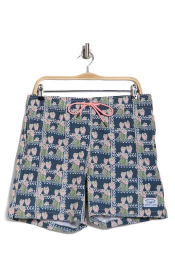 BEACH BROS BEACH BROS LEAFY SWIM TRUNKS