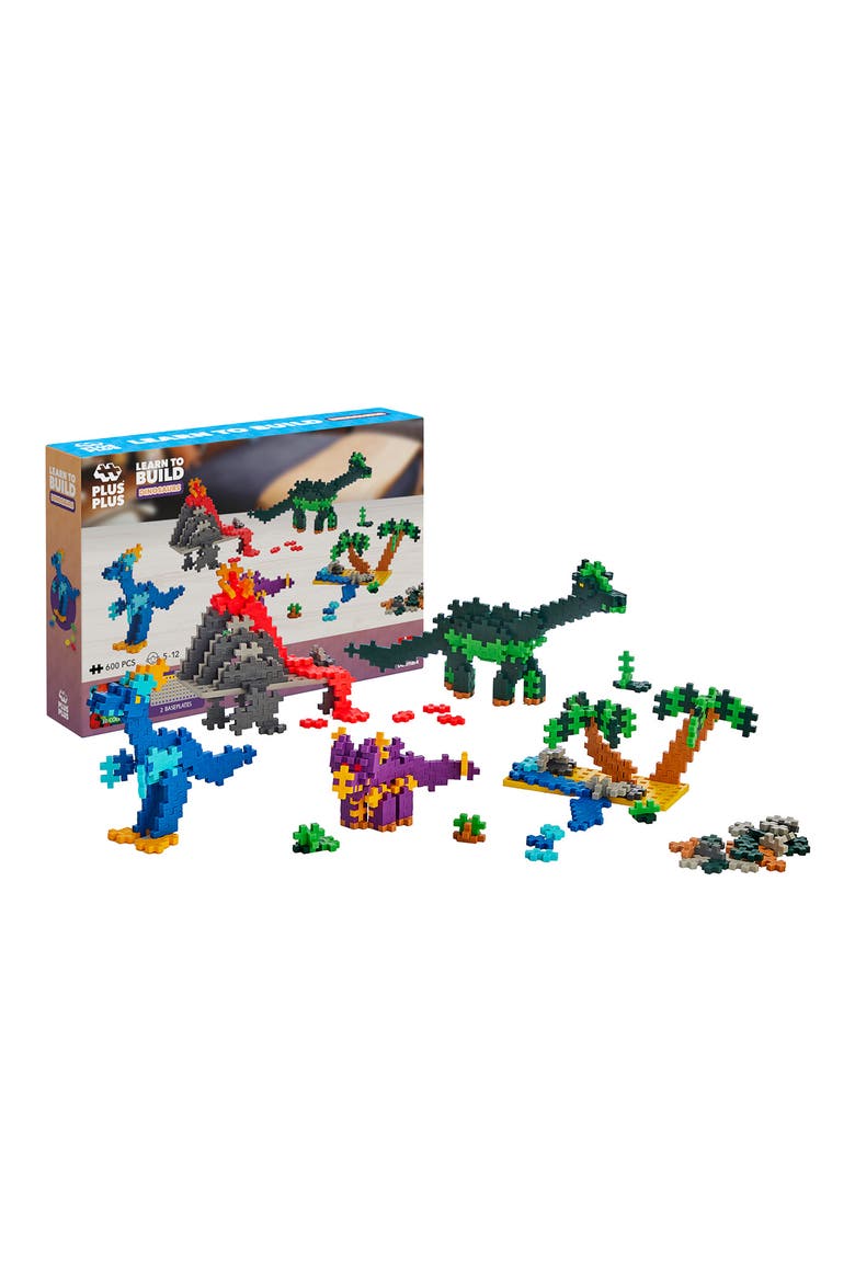 400-Piece Learn to Build Dinosaur Kit, Alternate, color, MULTI