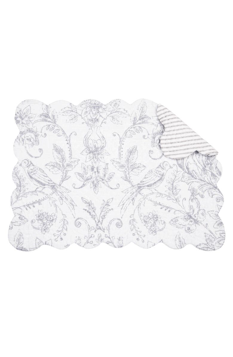 C&F Home Callahan Songbirds Placemats Set of 6, 13" x 19", Alternate, color, Purple