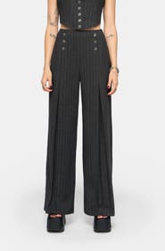 Disturbia Blair Pinstripe Tailored Trouser