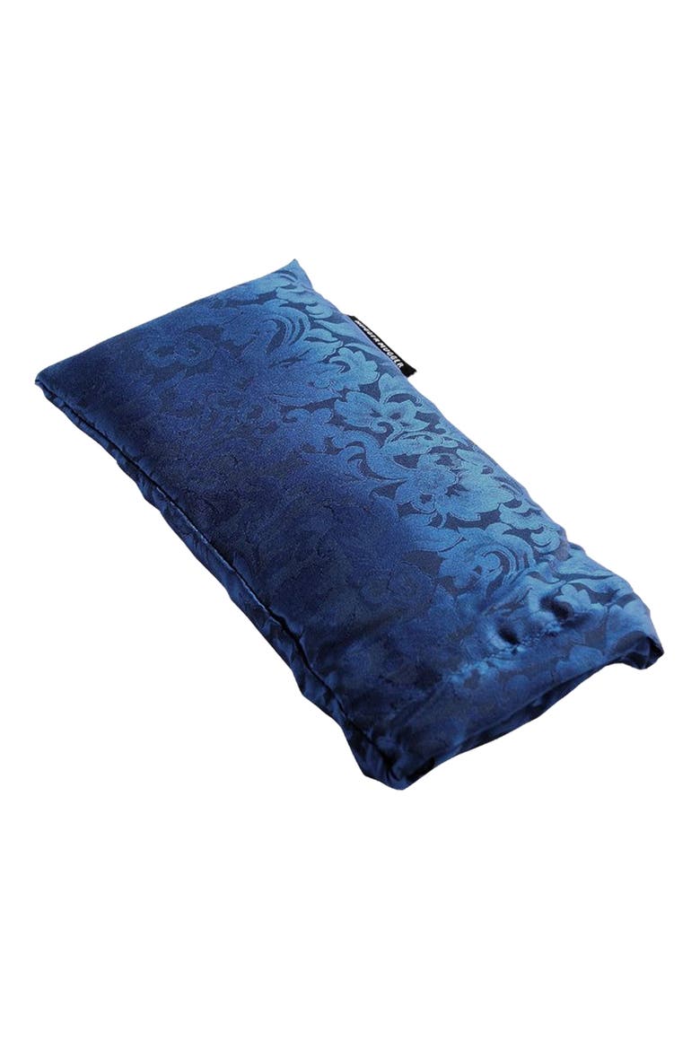 Silk Eye Pillow with Herbal Filling, Main, color, Indigo