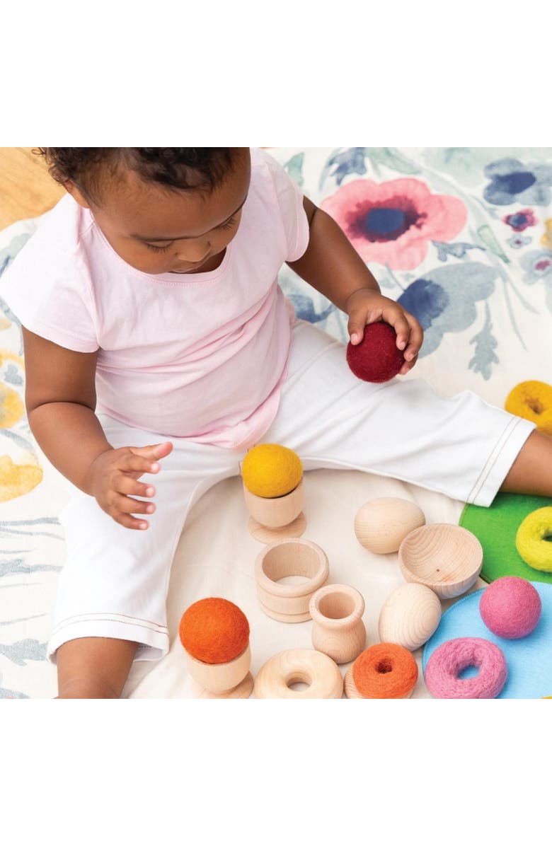 Kaplan Early Learning Company Container Play Toddler Loose Parts STEM Kit, Alternate, color, Multicolored