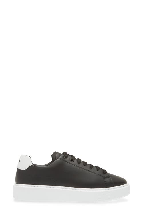 Hugo Boss Boss Colyn Hybrid Leather Sneaker In Black