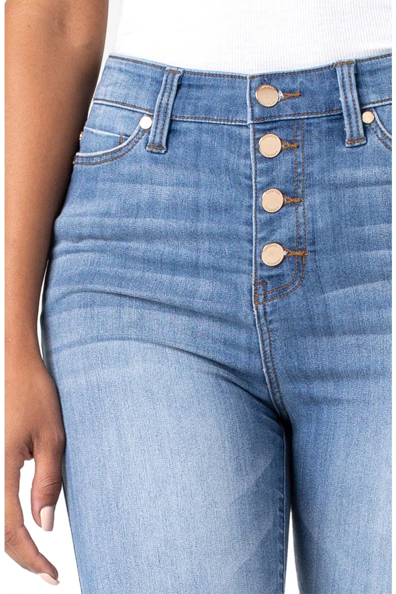 Bridget Button Fly High Waist Skinny Jeans, Alternate, color, RIDGEWAY GRIND