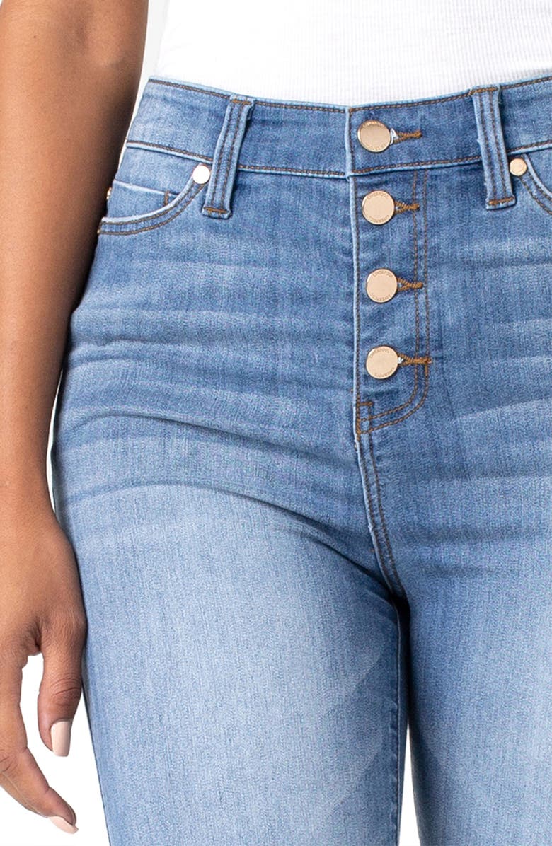 Liverpool Bridget Button Fly High Waist Skinny Jeans, Alternate, color, 