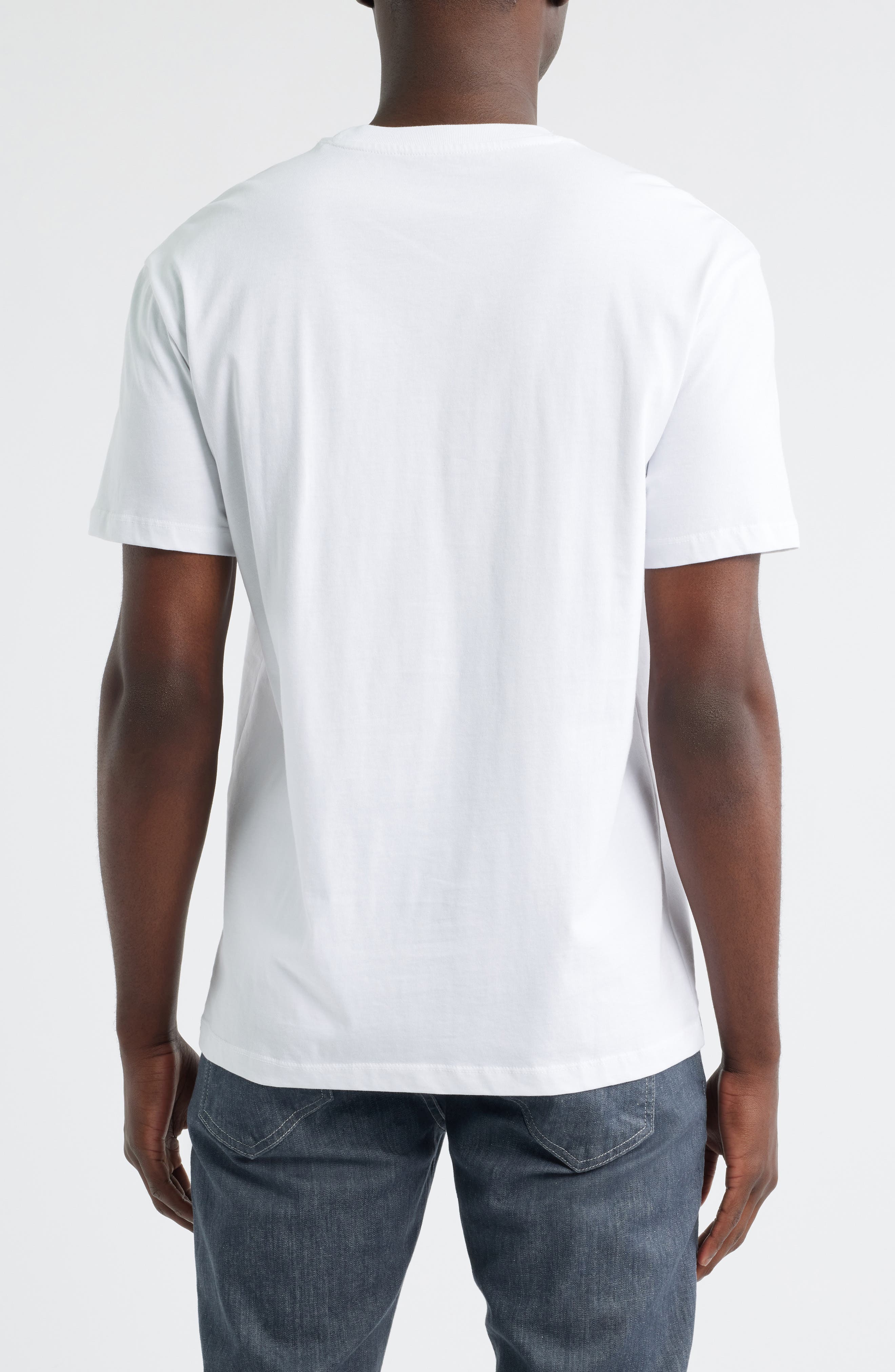 Solid Cotton Crewneck T-Shirt - image 2