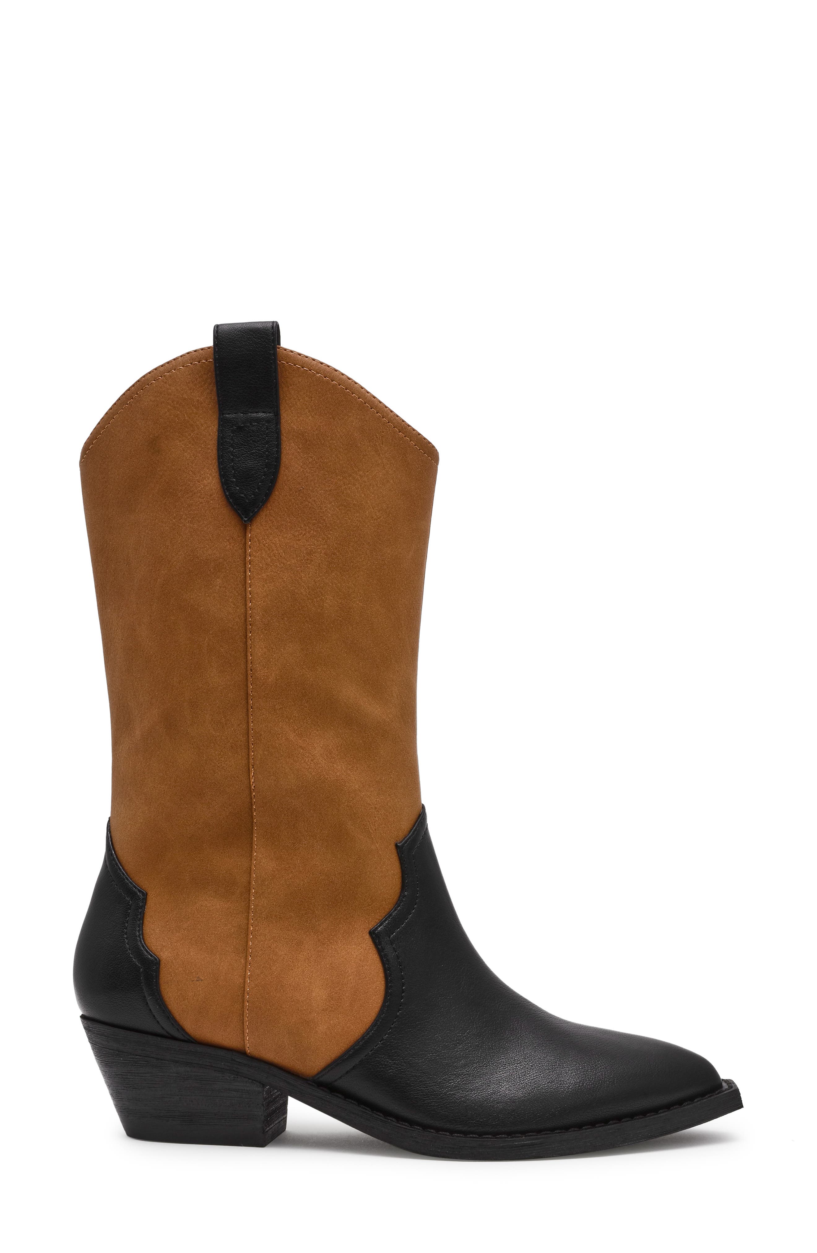 DV by Dolce Vita Korbella Western Boot, Alternate, color, Black Tan