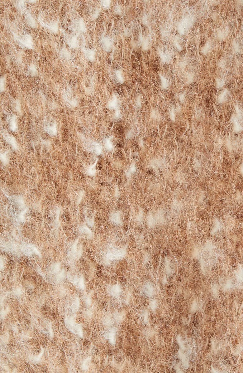 Marni Brushed Crewneck Sweater, Alternate, color, Caramel