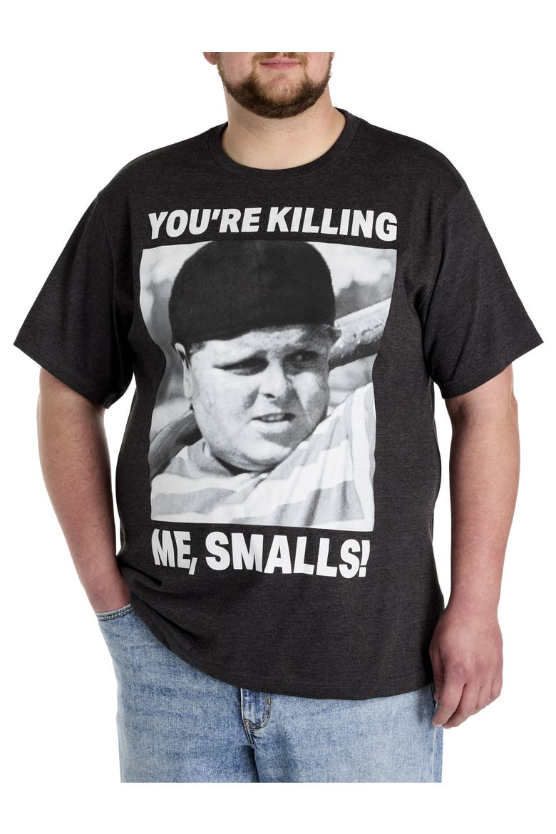 Big & Tall Sandlot Graphic Tee, Main, color, CHARCOAL HEATHER