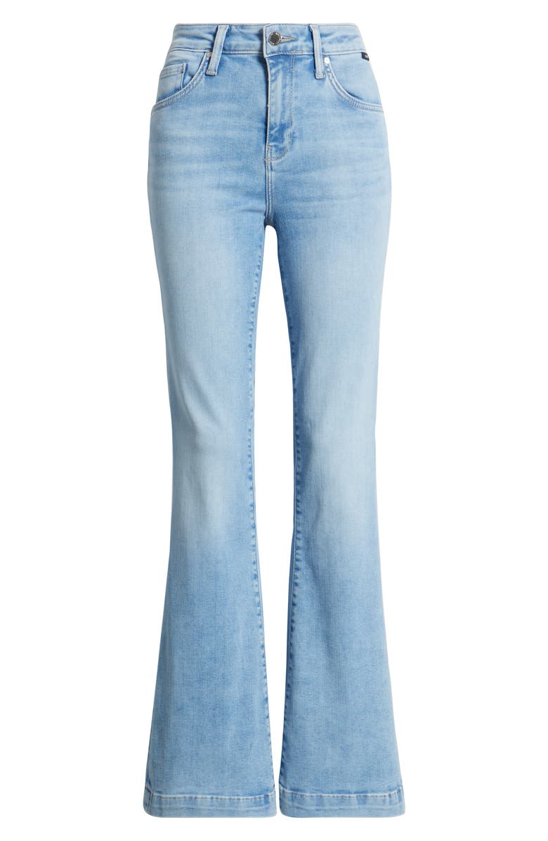 Mavi Jeans Sydney Stretch Flare Jeans, Alternate, color, Light Blue Feather Blue