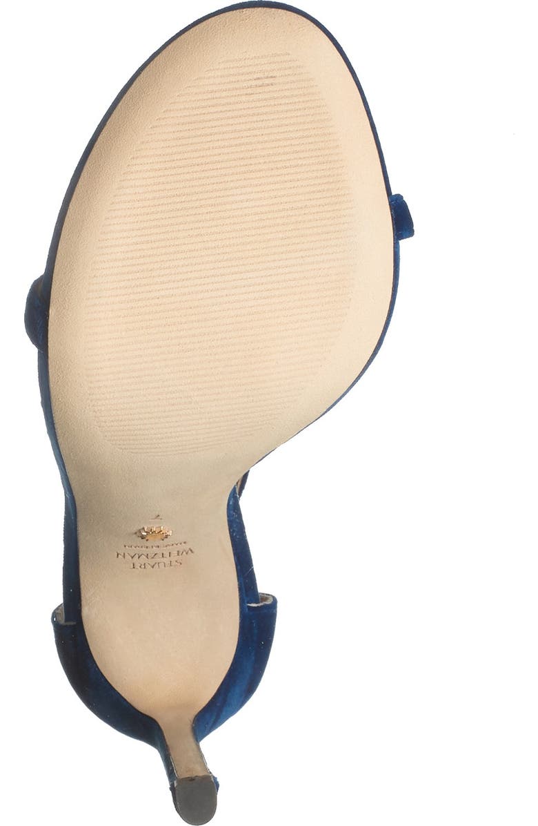 Stuart Weitzman Nudist Stiletto Ankle Strap Sandal, Alternate, color,