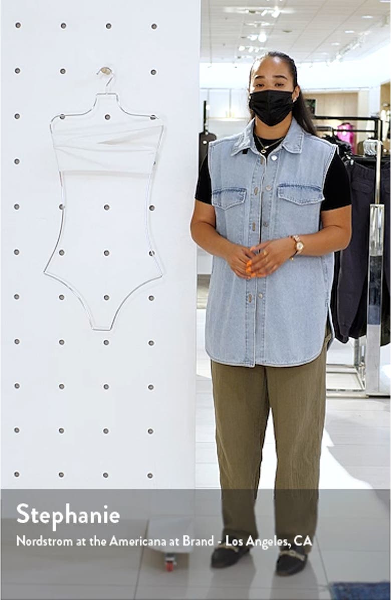 Halo One Shoulder Bikini Top, sales video thumbnail