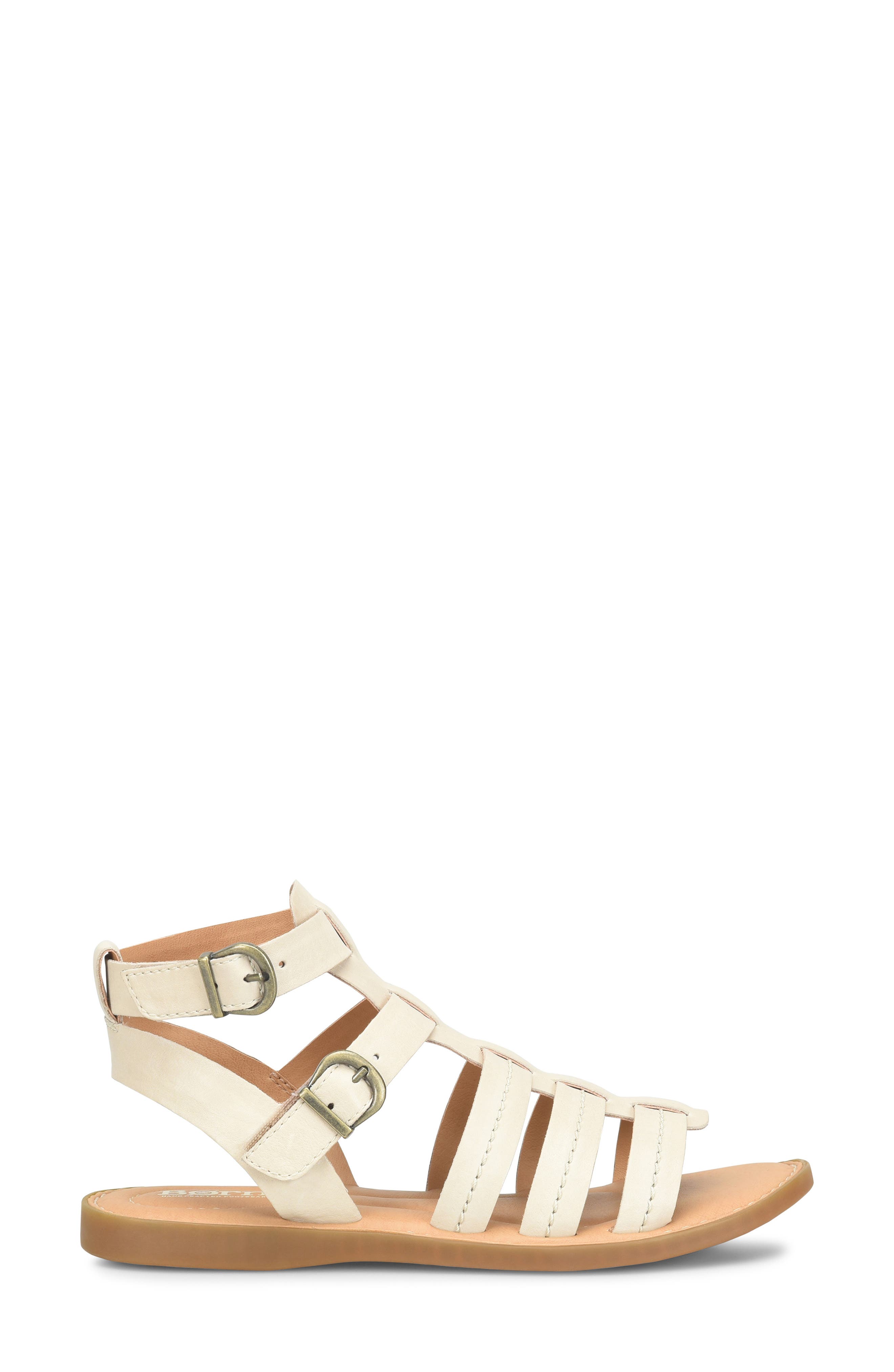 Iana Ankle Strap Sandal, Alternate, color, CREAM LEATHER