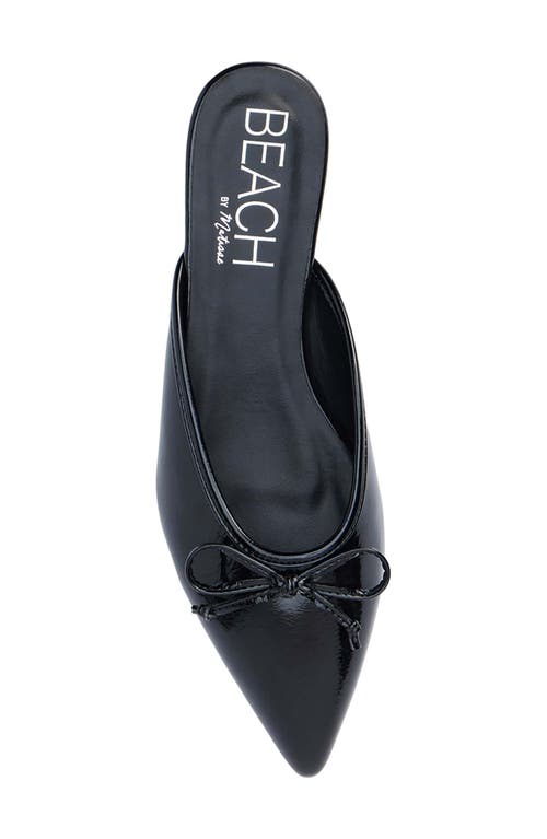 Matisse Reggie Pointed Toe Mule In Black