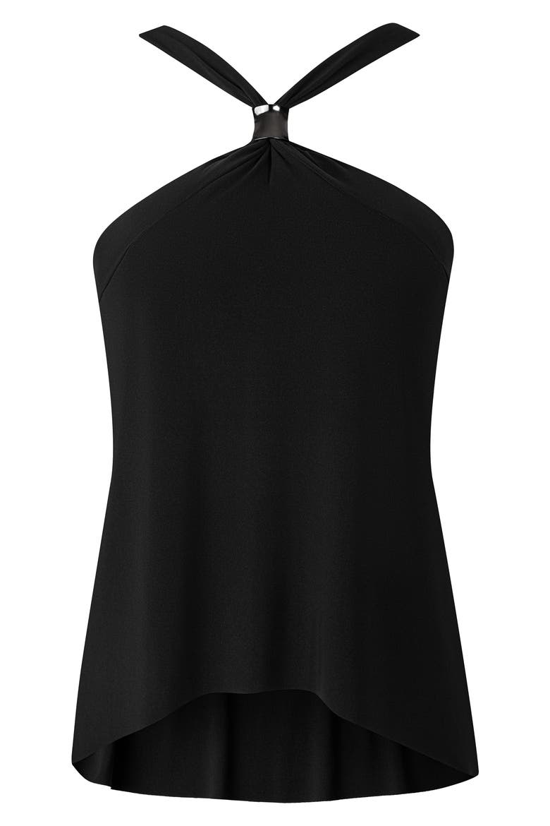 Faye Underwire Tankini Top, Alternate, color, BLACK