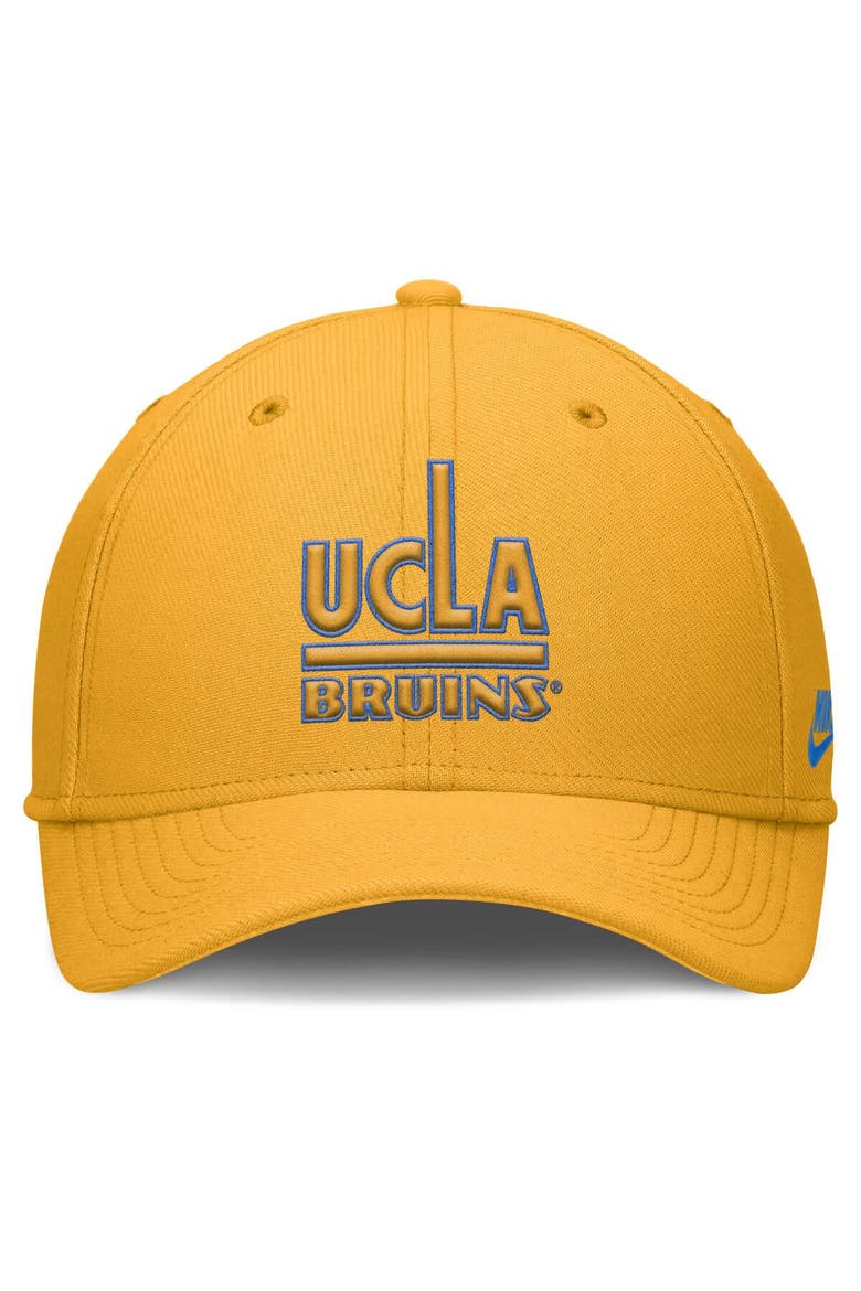 Men's Nike Gold UCLA Bruins Rise Academic Dri-FIT Flex Hat, Alternate, color, Gold