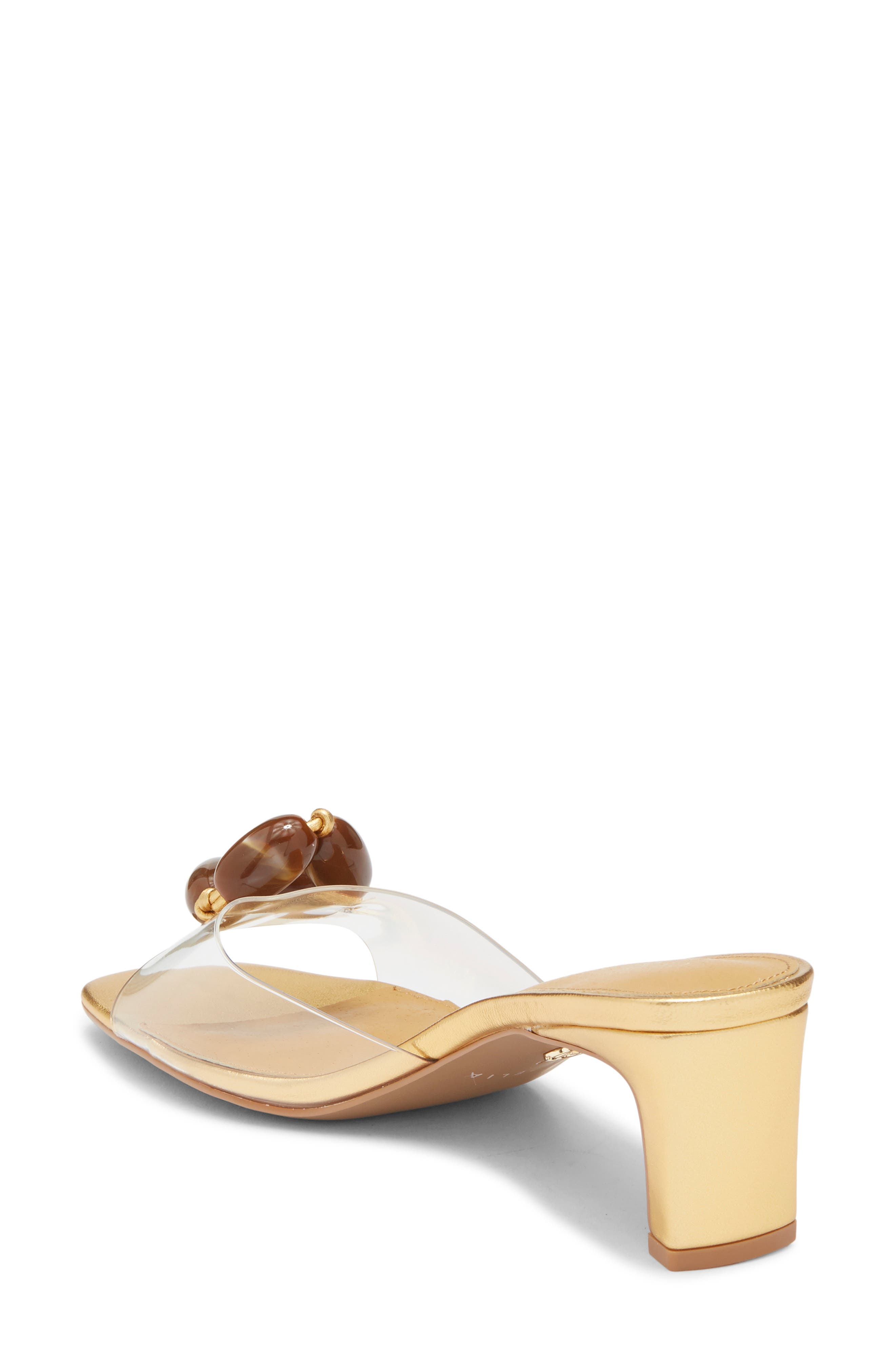 Jessy Slide Sandal, Alternate, color, GOLD CHOCOLATE