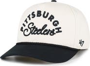 '47 Women's '47 Natural Pittsburgh Steelers Rope Script Hitch Adjustable Hat