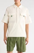 MALBON Bass Club Seersucker Popover Windshirt