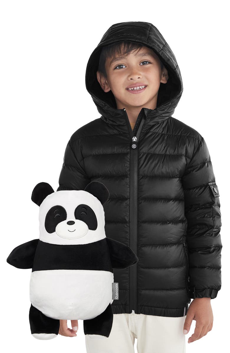 Cubcoats Papo 2-in-1 Stuffed Animal & Hooded Down Jacket, Main, color, 