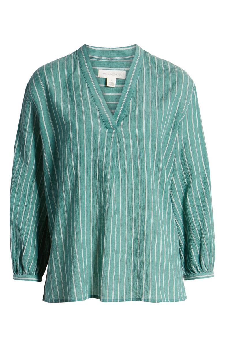Treasure & Bond Stripe Popover Shirt, Alternate, color, 