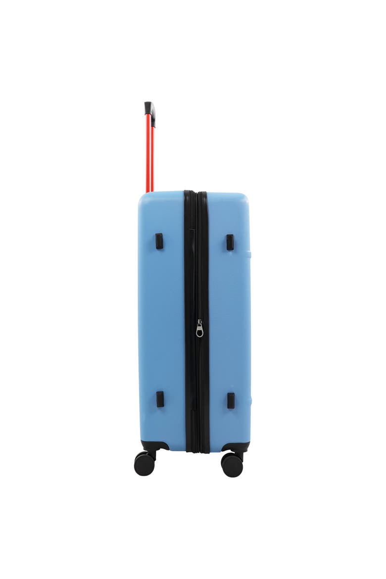 Molded U 30.5" Expandable Hardside Spinner Luggage, Alternate, color, BLUE
