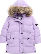 Sam Edelman Kids' Expedition Parka with Faux Fur Trim