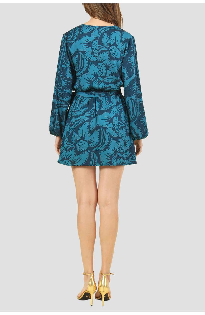 Omika Samira Wrap Dress Mini, Alternate, color, 