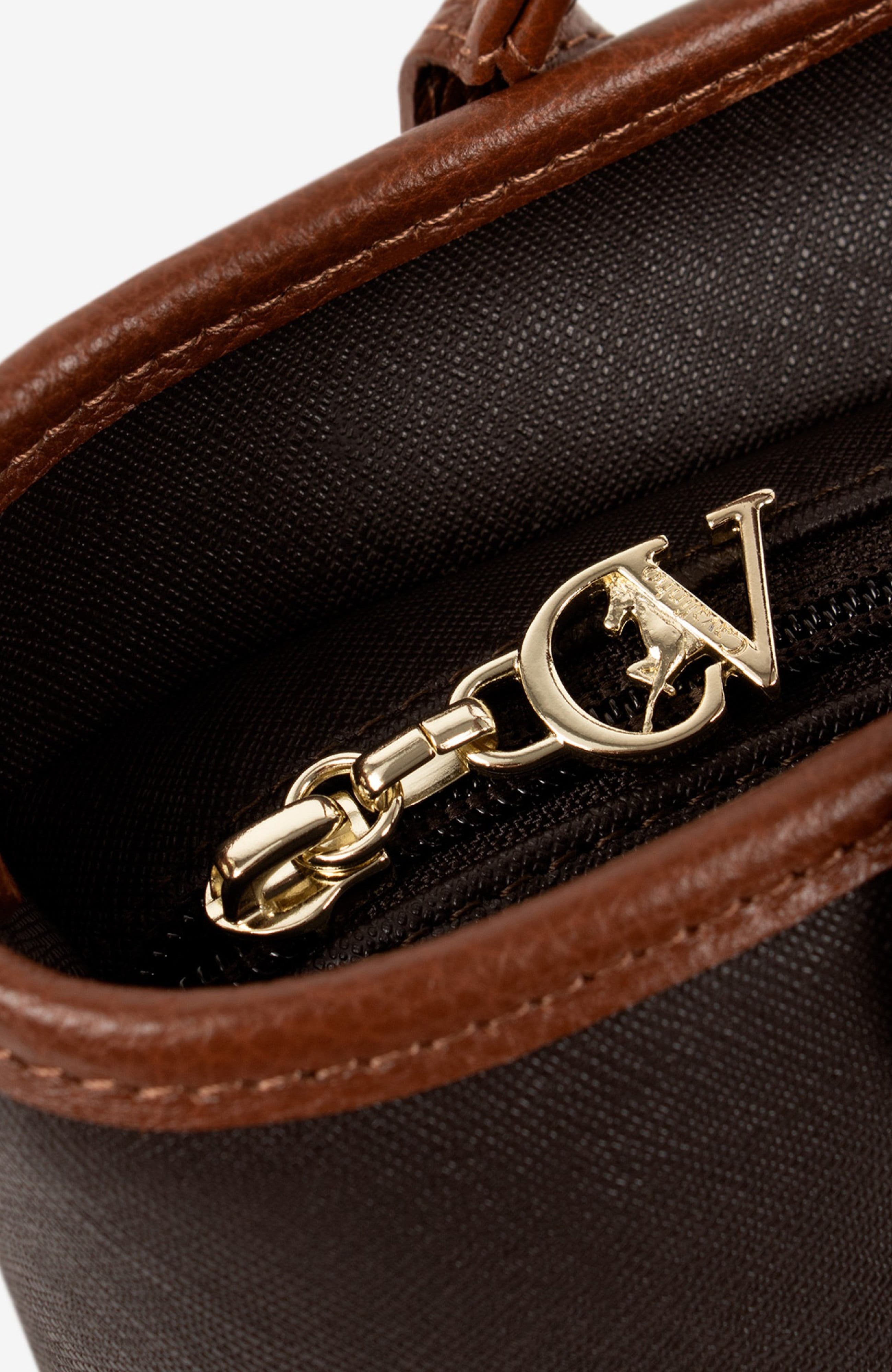 Origem Mini Handbag 577, Alternate, color, Brown / Camel Brown