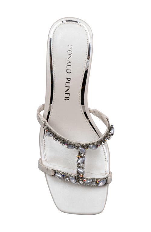 Donald Pliner H Strap Sandal In White