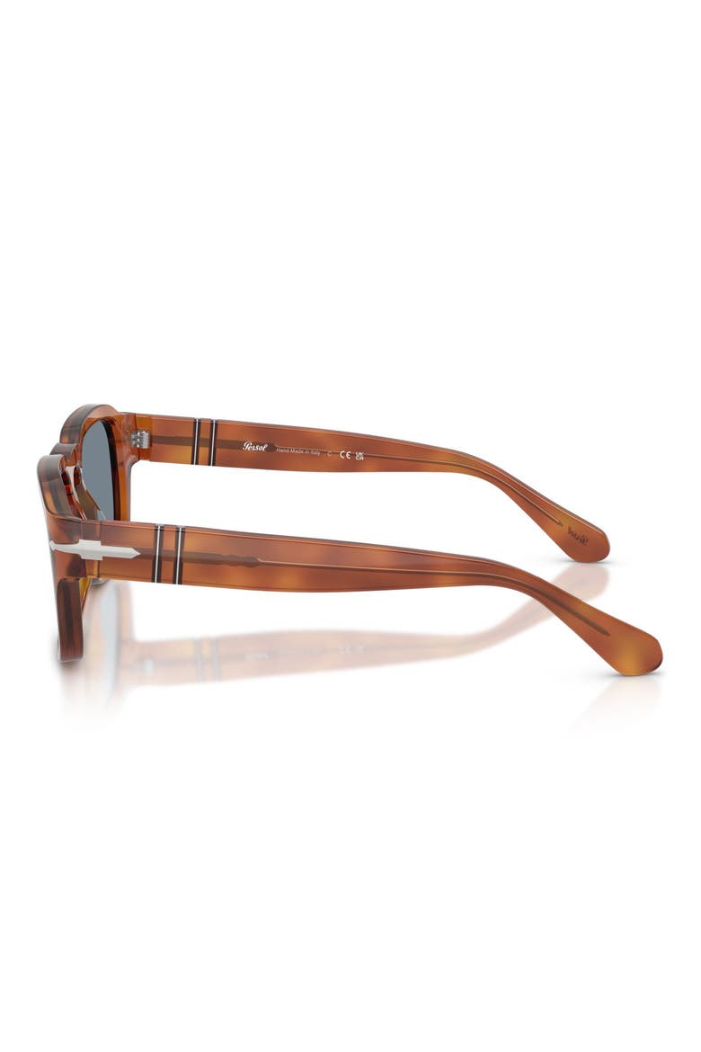 56mm Pillow Sunglasses, Alternate, color, TERRA DI SIENA / LIGHT BLUE