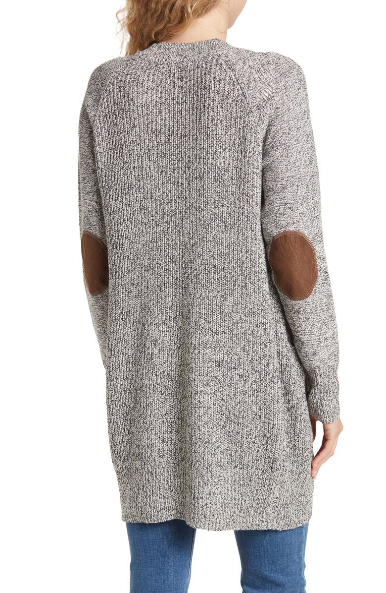 RDI Elbow Patch Twist Cardigan, Alternate, color,
