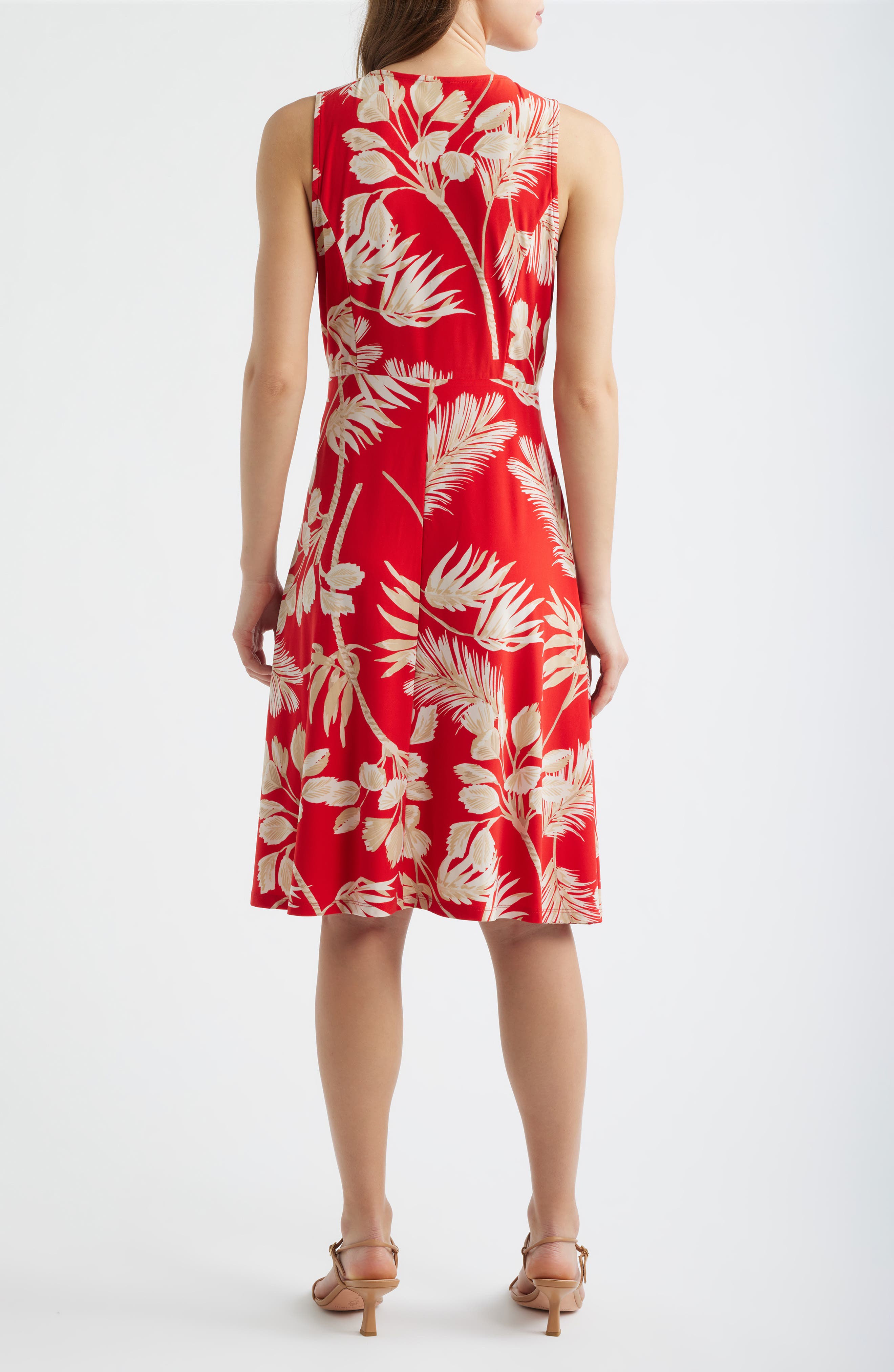 Floral Sleeveless A-Line Dress - image 2