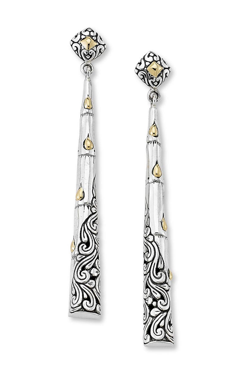 SAMUEL B. 'Bamboo' Design Bar Drop Earrings, Main, color,