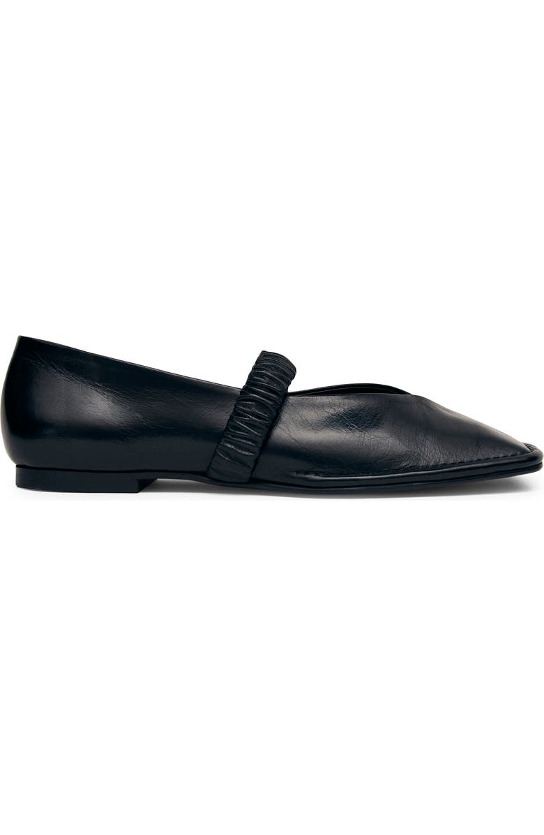 ALOHAS Lautan Square Toe Mary Jane Flat, Alternate, color, Black